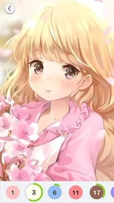 Скачать Anime Paint - Color By Number [Без рекламы] RU apk на Андроид