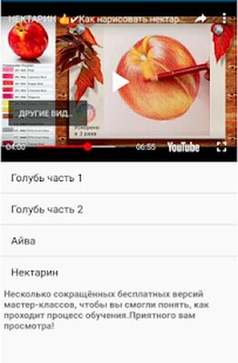 Скачать Уроки реалистичного рисования [Unlocked] RUS apk на Андроид