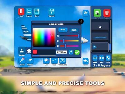 Скачать Airlines Painter [Premium] RU apk на Андроид