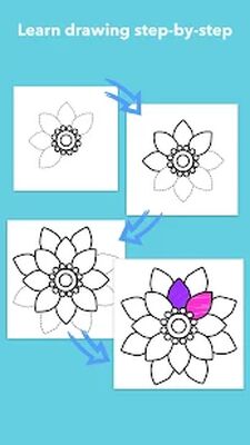 Скачать How To Draw Flowers [Без рекламы] RU apk на Андроид