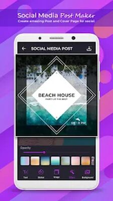 Скачать Social Media Post Maker : Social Post Designer [Unlocked] RUS apk на Андроид