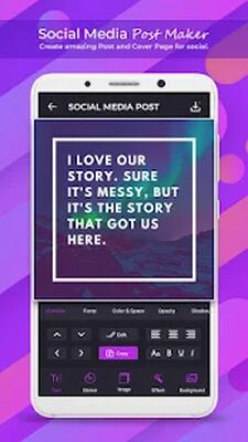Скачать Social Media Post Maker : Social Post Designer [Unlocked] RUS apk на Андроид