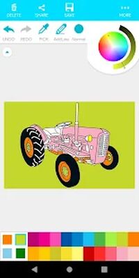 Скачать Coloring Tractor [Полная версия] RUS apk на Андроид