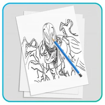 Скачать Как нарисовать яд супергероя [Premium] RU apk на Андроид