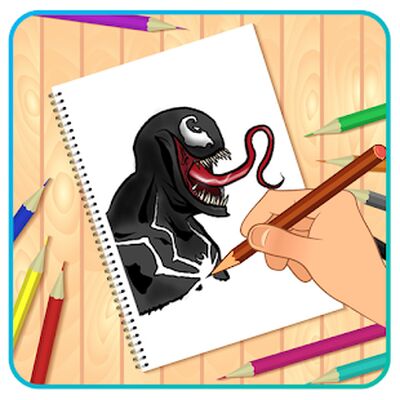 Скачать Как нарисовать яд супергероя [Premium] RU apk на Андроид