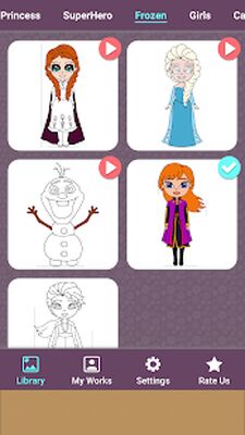 Скачать Drawe - Cute coloring Book [Без рекламы] RU apk на Андроид