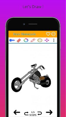 Скачать Рисовать мотоцикл легко [Без рекламы] RU apk на Андроид