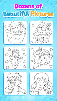 Скачать Glitter Ice Cream Coloring [Без рекламы] RU apk на Андроид