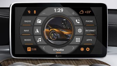 Скачать AGAMA Car Launcher [Без рекламы] RUS apk на Андроид