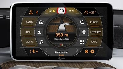 Скачать AGAMA Car Launcher [Без рекламы] RUS apk на Андроид