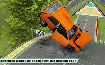 Скачать Car Crash Driving Simulator: Beam Car Jump Arena [Полная версия] RU apk на Андроид