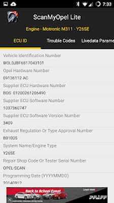 Скачать ScanMyOpel Lite [Unlocked] RUS apk на Андроид