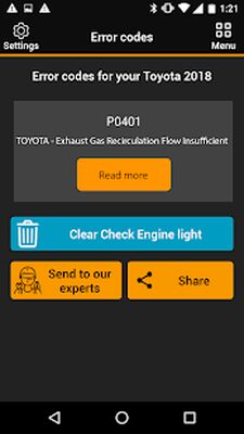 Скачать OBDclick - Free Auto Diagnostics OBD ELM327 [Без рекламы] RU apk на Андроид