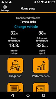Скачать OBDclick - Free Auto Diagnostics OBD ELM327 [Без рекламы] RU apk на Андроид