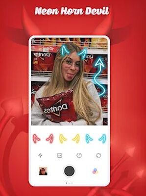 Скачать Neon Horn Devil - Devils Horns Photo Editor [Unlocked] RU apk на Андроид