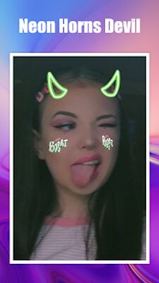 Скачать Neon Horns Devil - Neon Devil Crown Photo Editor [Premium] RU apk на Андроид