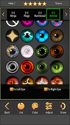 Скачать Sharingan - Eyes And Hair Color Changer [Без рекламы] RUS apk на Андроид