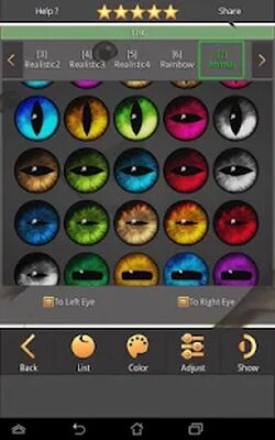Скачать Sharingan - Eyes And Hair Color Changer [Без рекламы] RUS apk на Андроид
