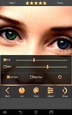 Скачать FoxEyes - Change Eye Color by Real Anime Style [Полная версия] RUS apk на Андроид