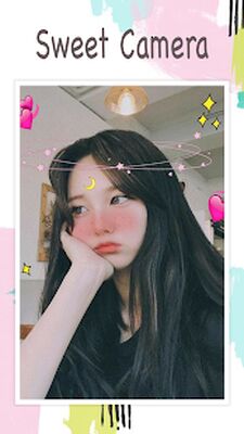 Скачать Live face sticker sweet camera [Unlocked] RUS apk на Андроид