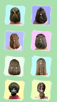 Скачать Hairstyles for short hair Girls [Полная версия] RUS apk на Андроид