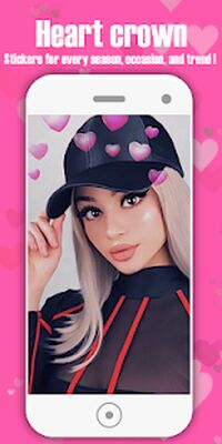 Скачать Heart Crown - Free cute & funny motion sticker [Unlocked] RUS apk на Андроид