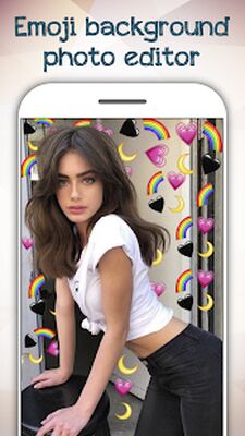 Скачать Emoji Background Photo Editor [Без рекламы] RUS apk на Андроид
