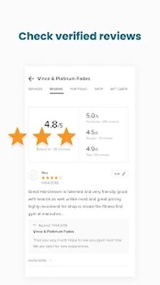 Скачать Booksy for Customers [Unlocked] RU apk на Андроид