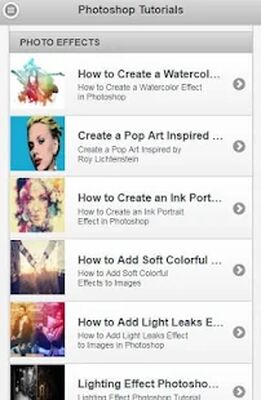 Скачать Photoshop Tutorials [Без рекламы] RUS apk на Андроид