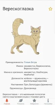 Скачать Коты-Воители. Герои книг [Полная версия] RU apk на Андроид