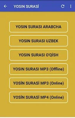 Скачать Yasin Surasi Uzbek (MP3 MP4) [Полная версия] RU apk на Андроид
