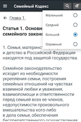Скачать Семейный Кодекс РФ 02.07.2021 (223-ФЗ) [Premium] RUS apk на Андроид