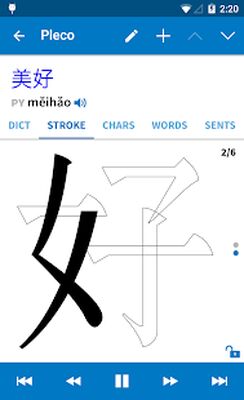 Скачать Pleco Chinese Dictionary [Без рекламы] RU apk на Андроид