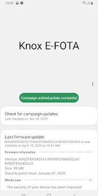 Скачать Knox E-FOTA [Premium] RU apk на Андроид