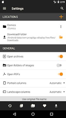 Скачать CDisplayEx Free Comic Reader [Полная версия] RUS apk на Андроид