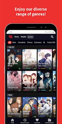 Скачать Toomics - Read unlimited comics [Без рекламы] RUS apk на Андроид