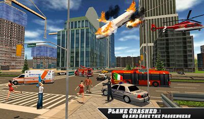 Скачать Airplane Fire Fighter Ambulance Rescue Simulator [Полная версия] RUS apk на Андроид