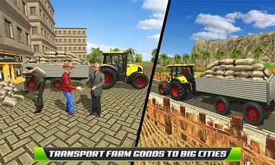 Скачать Virtual Farmer Tractor: Modern Farm Animals Game [Unlocked] RUS apk на Андроид