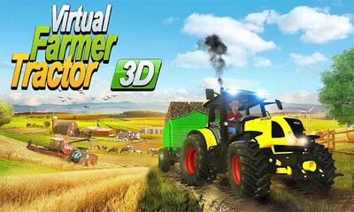 Скачать Virtual Farmer Tractor: Modern Farm Animals Game [Unlocked] RUS apk на Андроид
