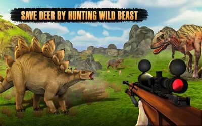 Скачать Dinosaurs Hunter 3D [Без рекламы] RUS apk на Андроид