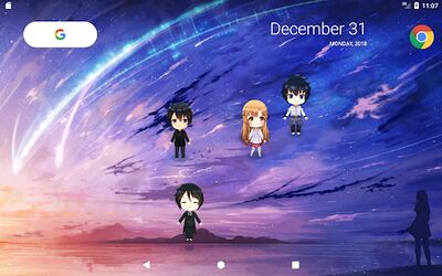 Скачать Лайвли Аниме Live2D обои [Без рекламы] RUS apk на Андроид