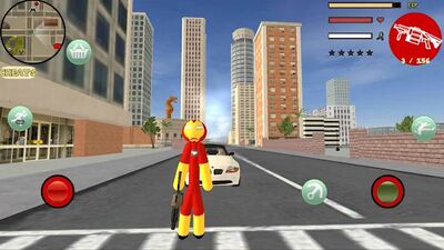 Скачать Iron Stickman Rope Hero Gangstar Crime [Без рекламы] RUS apk на Андроид