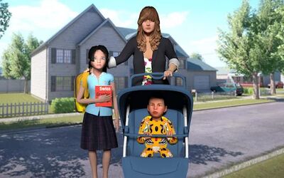 Скачать Virtual Mother Simulator:Single Mom Vs Babysitter [Без рекламы] RU apk на Андроид