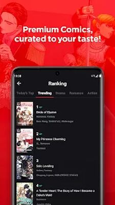 Скачать POCKET COMICS - Premium Webtoon [Premium] RU apk на Андроид