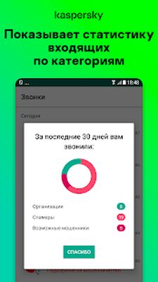 Скачать Антиспам: Kaspersky Who Calls [Unlocked] RUS apk на Андроид