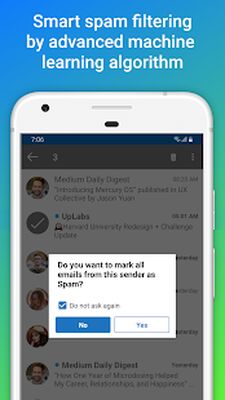 Скачать HB Mail for Outlook, Hotmail [Premium] RUS apk на Андроид