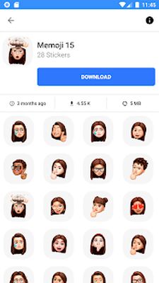 Скачать Memoji Stickers for WhatsApp Chat: Avatar 3D Emoji [Полная версия] RUS apk на Андроид