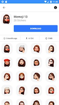 Скачать Memoji Stickers for WhatsApp Chat: Avatar 3D Emoji [Полная версия] RUS apk на Андроид