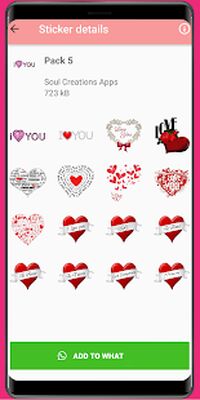 Скачать WAStickerApps любовь, любовь стикер, романтично [Полная версия] RU apk на Андроид