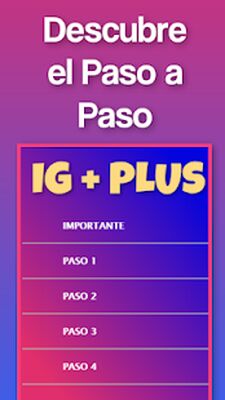 Скачать IG Plus 2019 Gratis Como Guardar Imágenes Guia [Premium] RU apk на Андроид